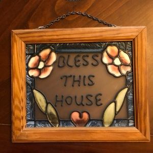 Stain glass wall art